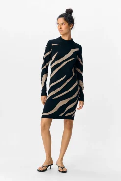 Vestido punto estampado