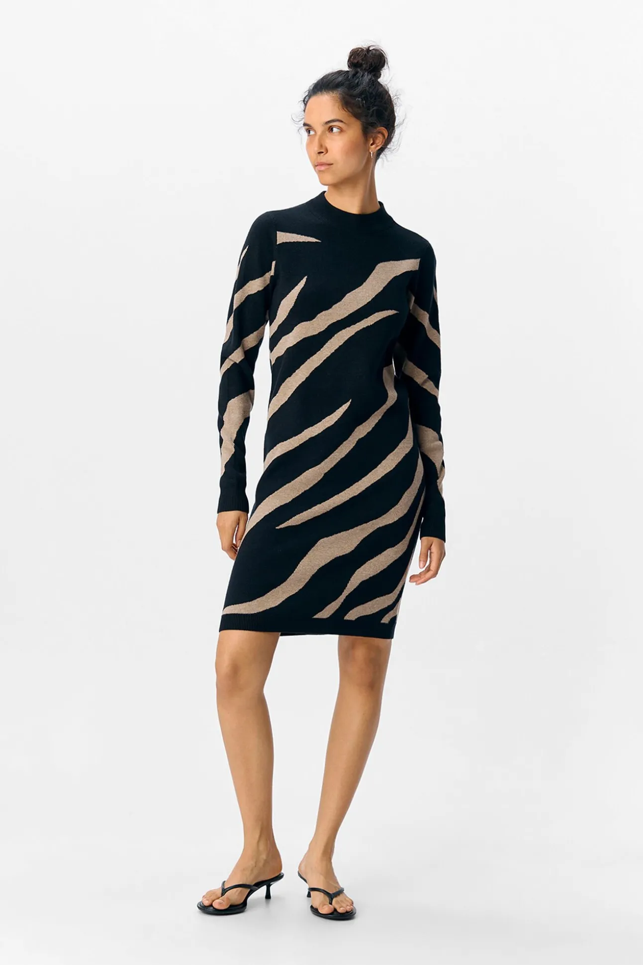 Vestido punto estampado