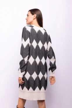 Vestido punto estampado