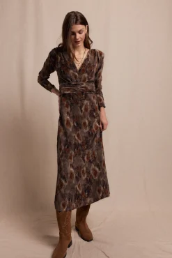 Vestido textura elastico