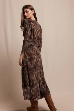 Vestido textura elastico