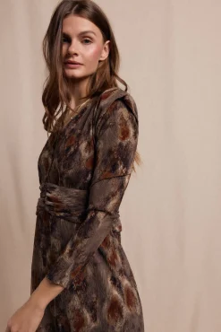 Vestido textura elastico