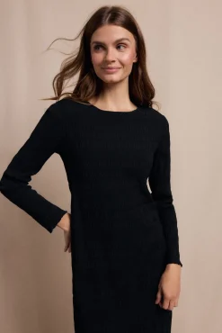 Vestido textura elastico