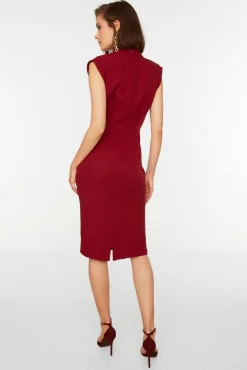 Vestido tubo midi