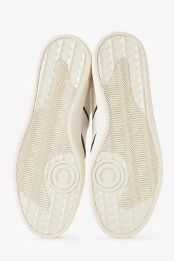 Zapatilla B4 embossed leather/suede