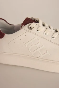 Zapatilla blanca piel