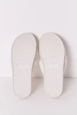 Zapatilla casa borreguito blanco