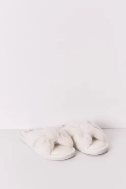 Zapatilla casa borreguito blanco