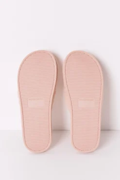 Zapatilla casa borreguito rosa