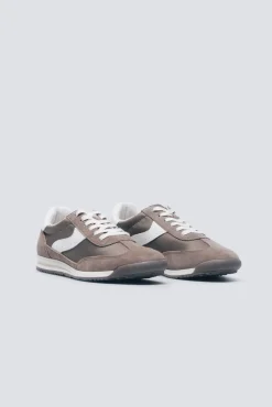 Zapatilla piel estilo retro