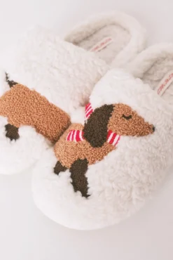 Zapatillas casa borreguito perrito