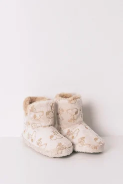 Zapatillas casa Snoopy bota alta