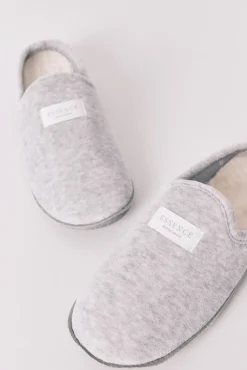 Zapatillas casa velour gris