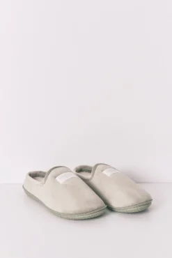 Zapatillas casa velour verde