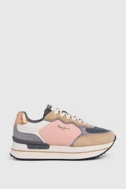 Zapatillas de ante y glitter