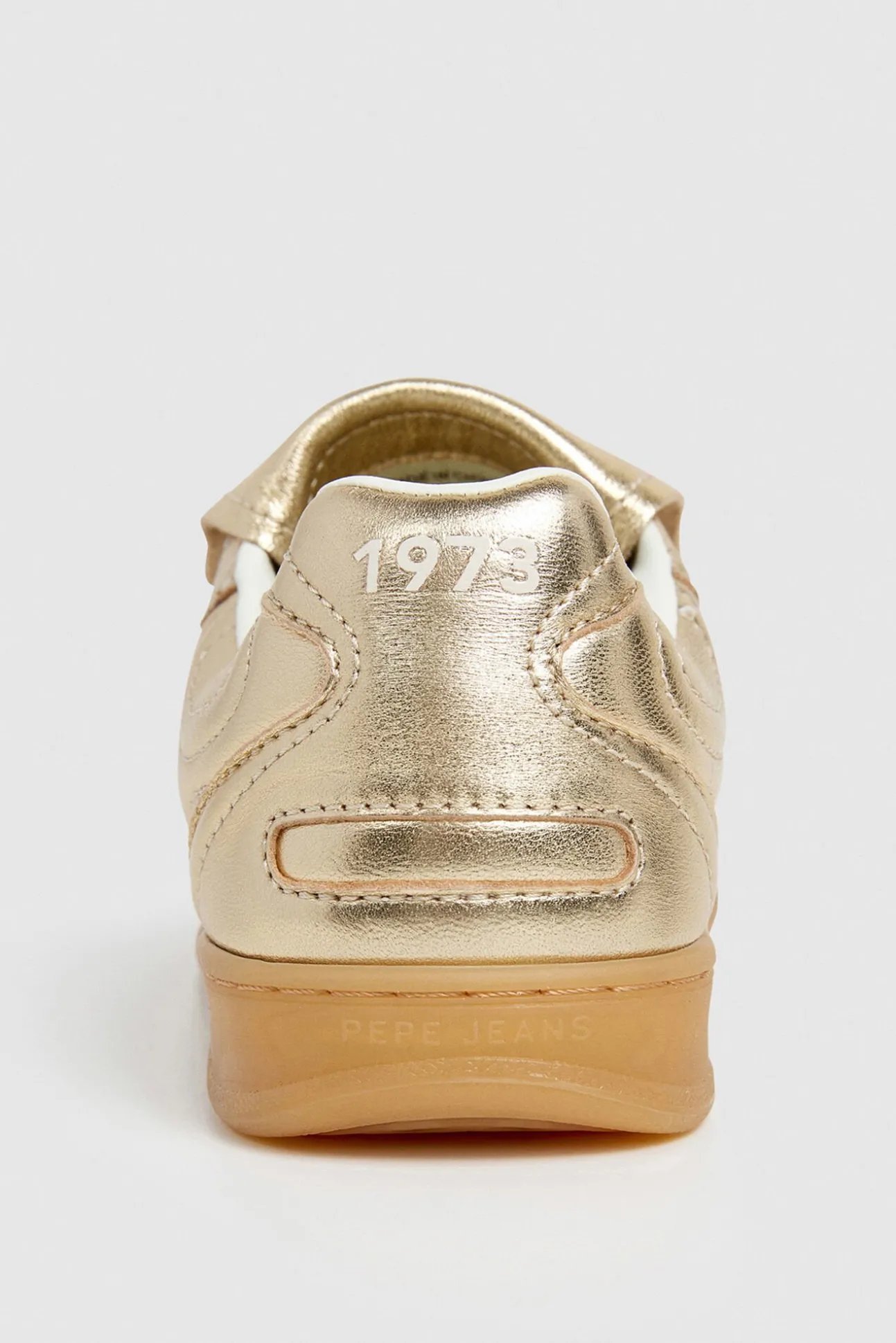 Zapatillas De Piel Metalizadas