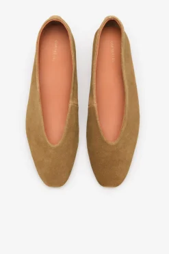 Zapato bailarina piel con tacón